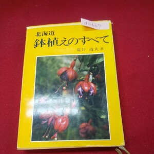 d-607※13 北海道 鉢植えのすべて 著者/新井道夫 昭和54年4月25日5版発行 北海道新聞社