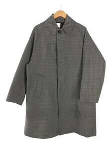 MAATEE&SONS◆22AW/ハメ袖Balmacaan/バルマカンコート/コート/2/ウール/GRY//