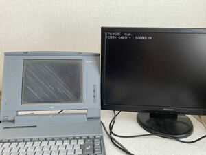 PC-9821Ne2 液晶不良Win95,Win3.1,DOS6.20入ジャンク