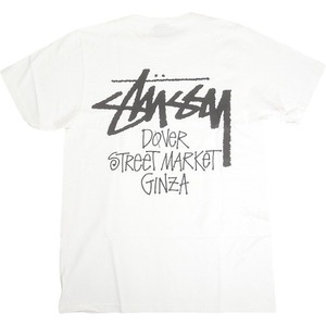 STUSSY ステューシー ×DOVER STREET MARKET 24AW STOCK DSM GINZA WHITE TEE Tシャツ 白 Size 【M】 【新古品・未使用品】 20807278