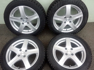 新品社外アルミスタッドレス MAK FIX+27 4H108 195/55R16ブリヂストンレボ PEUGEOT 1007 207 307プジョシトロエン XSARA C3 DS3 C4 XSANTIA