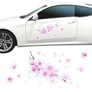 【】 車のステッカー 桜ステッカー （洗車の際も安心の防水仕様） 車 ステッカー 防水 桜 「車以外にも バイク パソコン