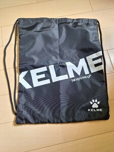 KELME　収納袋　ナップサック　サッカー　フットサル　1日使用　中古 黒