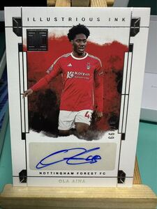 19. 2023-24 Panini Impeccable EPL Illustrious Ink Ola AINA Auto /99 直筆