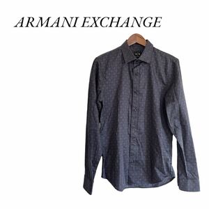 ARMANI EXCHANGE シャツ 長袖シャツ カジュアルシャツ メンズ S コットン