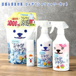 送料300円(税込)■kw119■スプレーするだけの 涼感＆消臭対策 ひんやりシャツシャワー ２０２４年特別セット 5060円相当【シンオク】