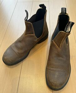 UK10 ブランドストーン　Blundstone サイドゴアブーツ スエード　ブラウン　