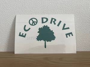 ■□ ECO DRIVE カッティング ステッカー □■ エコ ライフ 木 tree ☆ シール Vグリーン