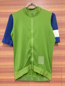 IC167 ラファ Rapha PRO TEAM TRAINING JERSEY 半袖 サイクルジャージ 緑 紺 S