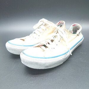 ◇ VANS V56 MOHARA トロピカル ハワイアン 柄 ローカットスニーカー サイズ24 アイボリー レディース E