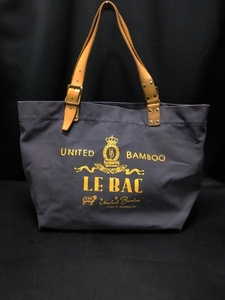 ユナイテッド バンブー 紺　キャンバス　LE BAG　トート　 united bamboo