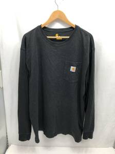 Carhartt 長袖 Tシャツ ロンT メンズ XL ブラック カーハート 24061002