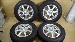 ☆weds Treffer 15×5J +50 114.3-5H バリ山 GOODYEAR ICENAVI SUV 175/80R15 4本 パジェロミニ テリオスキッド キックス Z ゼット等