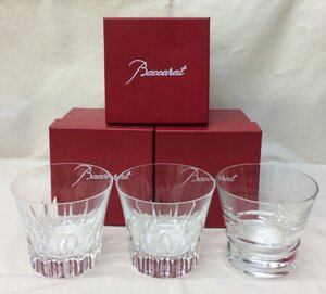 ☆未使用☆　Baccarat　バカラ　2006年　2007年　中日ドラゴンズ　ロックグラス　3個セット　グラス　限定　非売品　希少　コップ　