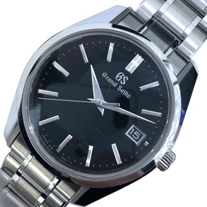 セイコー SEIKO Grand Seiko ヘリテージコレクション　クォーツ SBGP003 ブラック ステンレススチール 腕時計　中古 メンズ