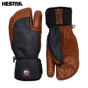 一番人気 牛革グローブ【HESTRAヘストラ/33872 3-FINGER FULL LEATHER SHORT/280750 Navy/Brown/8サイズ】MTR