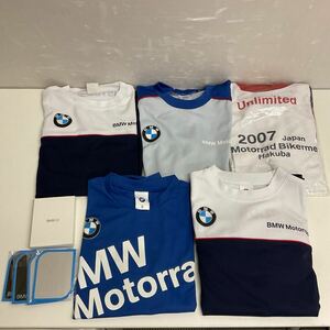 営YY44-80Y BMW Motorrad 2007 2009 2010 2011 長袖 半袖 Tシャツ コースター 9点おまとめ Sサイズ Mサイズ 服 