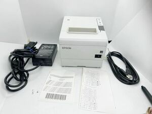 ◆01065) EPSON/エプソン サーマルプリンタ TM-T88Ⅵ 001 M338A USB/有線LAN/無線LAN 印字良好 W001(丁1)