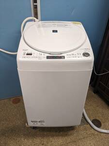 SHARP 洗濯乾燥機 洗濯機 洗濯/乾燥 8.0/4.5kg 2022年製 ES-TX8F-W OS