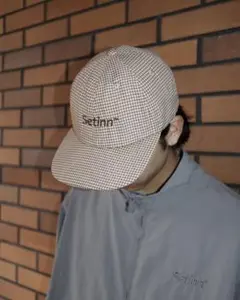 Setinn 24ss キャップ ギンガムチェック