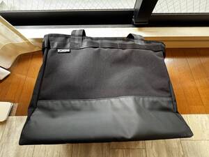 【個人出品】CHROME FLEXIBLE BIKE TOTE BLACK 22L ブロンプトン バッグフレーム付+ポーチ付+ドリンクホルダー付（クローム）