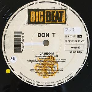 Don T / Da Riddim - Pal Off　[Big Beat - 0-95880]