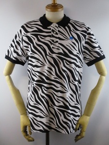 【再値下】ハイドロゲン・ゴルフ★ZEBRA PRINTED POLO★ポロシャツ★未使用★M★正規代理店★送料無料