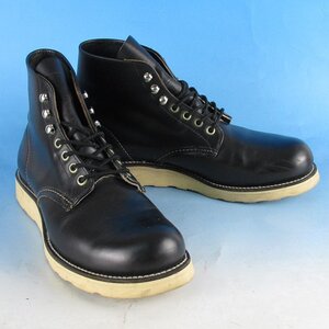 FF16492 REDWING レッドウィング アイリッシュセッター ランドトゥ ブーツ 8165 四角犬タグ 98年 ブラック 8D 美品