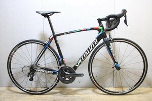 SAGANカラー!!■SPECIALIZED スペシャライズド Tarmac SL5 comp フルカーボン SHIMANO ULTEGRA 6800 2X11S サイズ54 2017年モデル 超美品