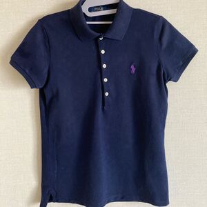 POLO RALPH LAUREN ラルフローレン レディースポロシャツ サイズM 165/92A カラーNAVY