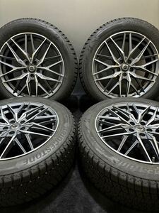 ★235/55R19 BRIDGESTONE/DM-V3 22年製 MSW MT07G 19インチ 8J +45 108 5H スタッドレス 4本 VOLVO XC60 (1-G489)