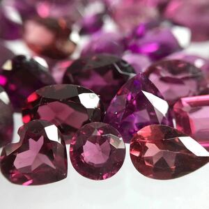 (天然ガーネットおまとめ50ct)u ルース 裸石 宝石 ジュエリー garnet ガーネット jewelry 柘榴石 i③