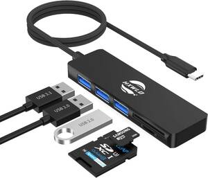 USB C ハブ アダプタ 5-in-1ドッキングステーション USBハブ Type-C 変換アダプタ