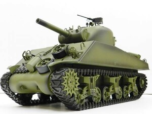 ☆塗装済み完成品戦車ラジコン☆ Heng Long 2.4GHz 1/16 M4A3 シャーマン 3898-1【赤外線バトルシステム付 対戦可能 Ver.7.0】