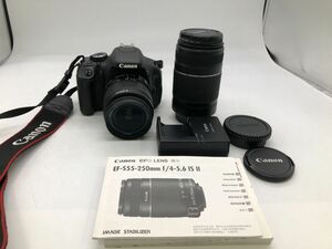 【CANON】キャノン 一眼レフカメラ EOS Kiss X5 ダブルズームキット55-250mm 18-55mm【いわき鹿島店】