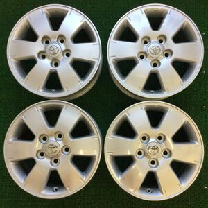 【227】トヨタノア純正アルミホイール 15×6JJ+50 114.3-5H 再塗装シルバー4本