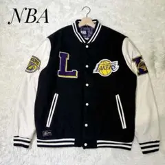 【限定品】NBA スタジャン LAKERS レイカーズ 刺繍ワッペン XL