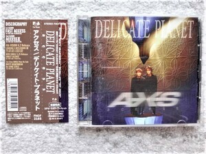 E【 ACCESS / DELICATE PLANET 】帯付き　CDは４枚まで送料１９８円