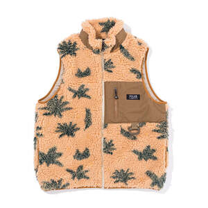 POLeR ポーラー アウトドア キャンプ POLeR CAMP JACQUARD SHERPA VEST NATURAL