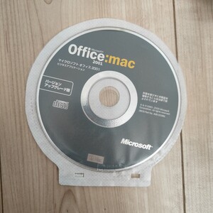 Office mac 2001 アップグレード版　シリアルナンバー付