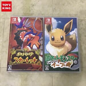 1円〜 Nintendo Switch ポケットモンスター スカーレット、ポケットモンスター Let’s Go! イーブイ