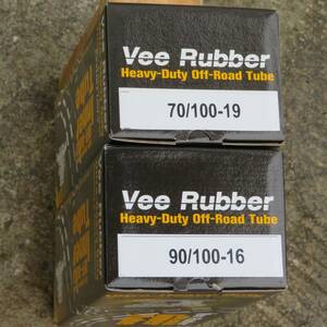 前後セットミニモトラージハードチューブ 70/100-19 90/100-16 各1個 ビーラバー Vee Rubber