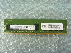 1QPW // 16GB DDR4 21300 PC4-2666V-RC2 Registered RDIMM 1Rx4 M393A2K40BB2-CTD6Y UCS-MR-X16G1RS-H //Cisco UCS C240 M5SX BE7000H取外