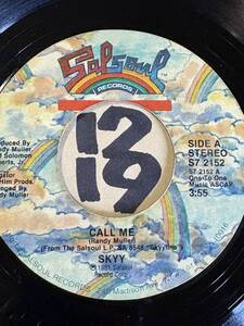 試聴 1981 SKYY CALL ME 両面VG++