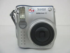 中古 カメラ 富士フイルム instax mini 10 IO 60mm チェキ インスタントカメラ ※通電のみ確認済 ／B