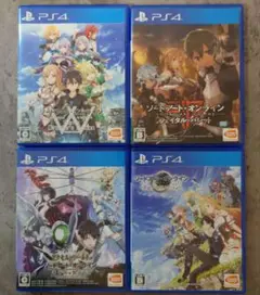 ソードアート・オンライン　PS4ソフト　4点セット