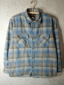 n8868　レア　EDWIN　Outdoor Clothing　エドウィン　アウトドア　vintage　ビンテージ　長袖　チェック　デザイン　シャツ　ネルシャツ　