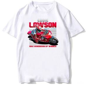 EDDIE LAWSON CAGIVA C592 エディローソン プリント Tシャツ (L)