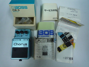 BOSS CE-3　コーラス　日本製　美品　取説　シール　元箱　動作品