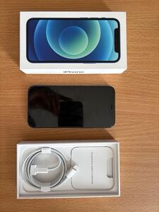 【中古美品】iPhone 12 mini 256GB ブルー SIMフリー